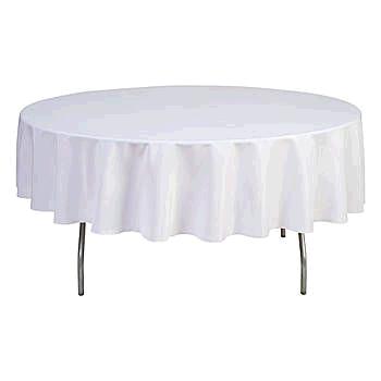 Rental store for TABLECLOTH, 78  RND  WHT in Eunice LA