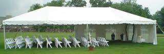 Rental store for TENT, FRAME WHITE  20 X 40 in Eunice LA