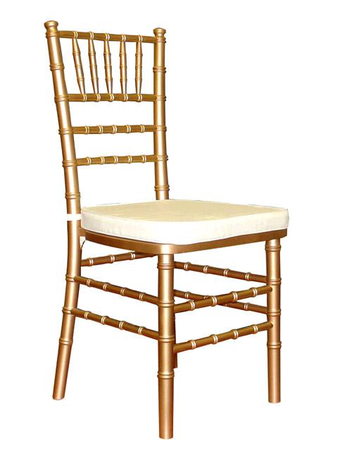Rental store for CHAIR, GOLD  IVORY PADDING in Eunice LA