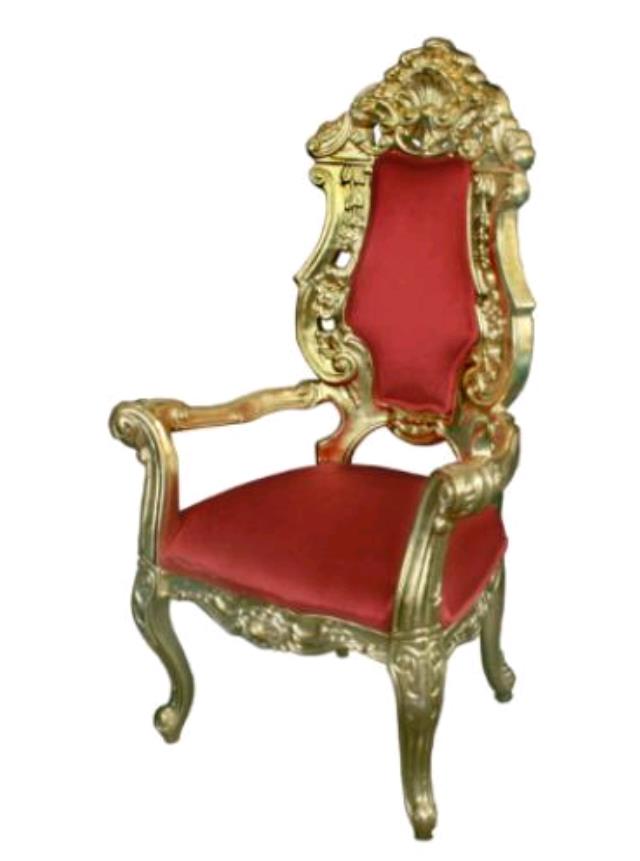 Rental store for CHAIR, THRONE  RED GOLD in Eunice LA