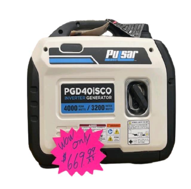 Rental store for GENERATOR, PULSAR 4000W in Eunice LA